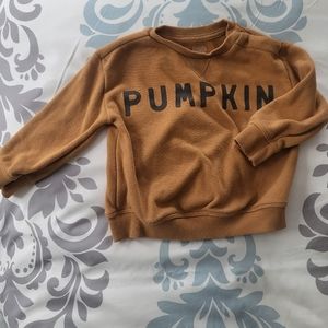 Little Co. Pumpkin sweatshirt